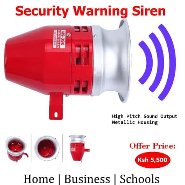 home security motor siren