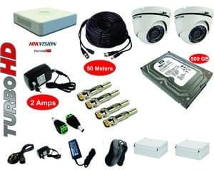 2 CCTV Camera Complete Kit