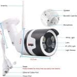 outdoor WiFi CCTV camera front view