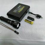 zoomable LED torch side view