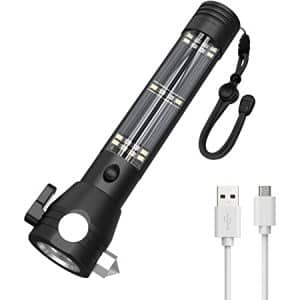 Super Bright Solar Torch With Mobile Charger