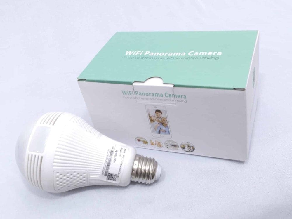 Wi-Fi Panoramic 360 Degree Wireless Hidden Camera Light Bulb — Buy CCTV Camera Kenya