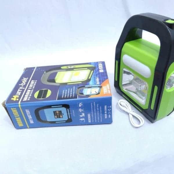 Hurry Bolt Rechargeable Emergency 3 Work Light Source.