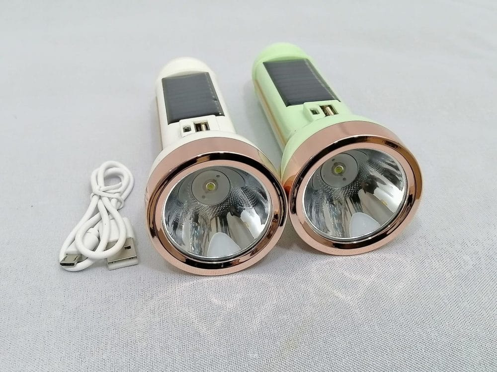 Multi Function High Brightness LED Torch With Solar — Buy CCTV Camera Kenya