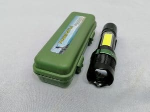 USB Rechargeable Torch Adjustable Zoom 3 Brightness Modes