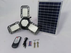 Solar Folding Light 3 Heads,148 LED 360° Fully Adjustable