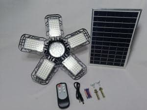 Indoor Solar Light Six Head Fully Adjustable 3500LM 228 LED