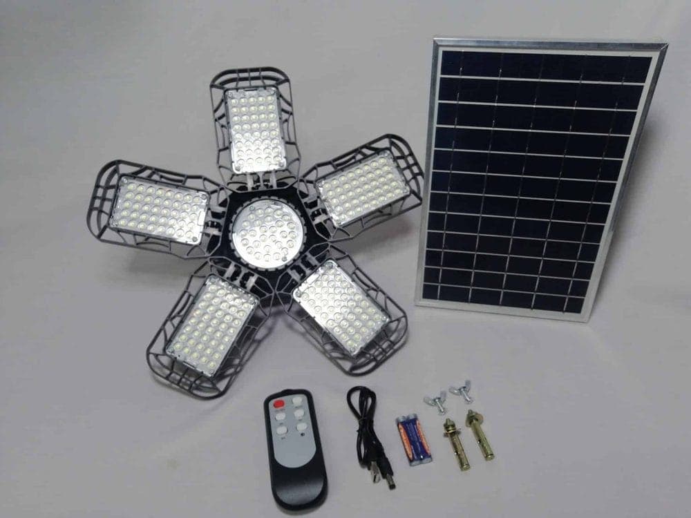 Indoor Solar Light Six Head Fully Adjustable 3500LM 228 LED — Buy CCTV Camera Kenya