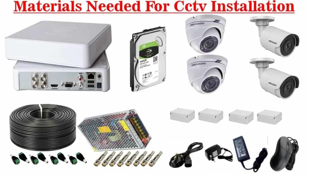 Materials Needed For Cctv Installation