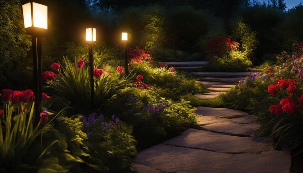 solar torch lights outdoor