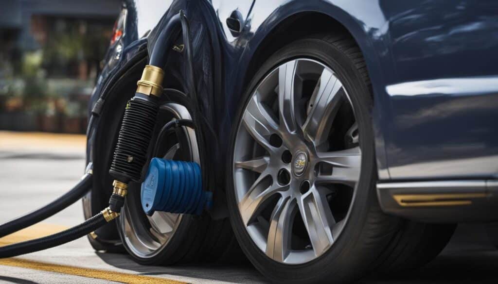 dual cylinder tire inflator