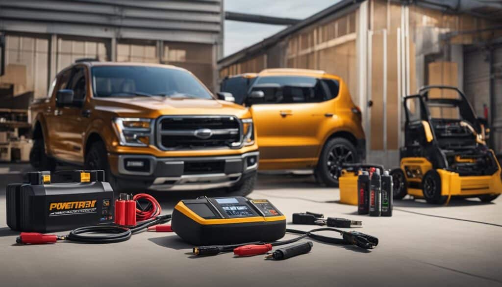 powerstation jump starter and tire inflator