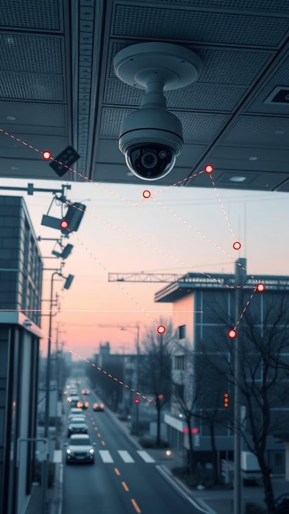 HD CCTV camera for home security with night vision and motion detection.