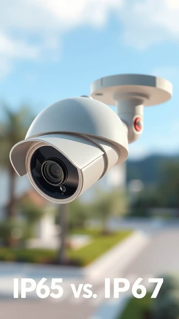 Camera security outdoor CCTV surveillance IP camera with weatherproof design.