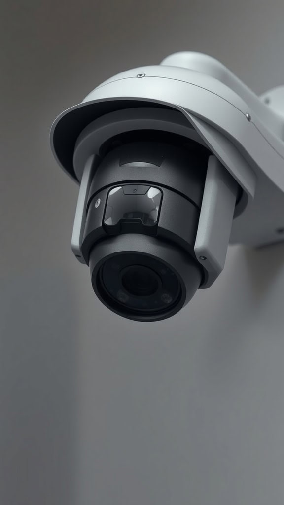 High-resolution CCTV security camera with advanced surveillance features for home safety.