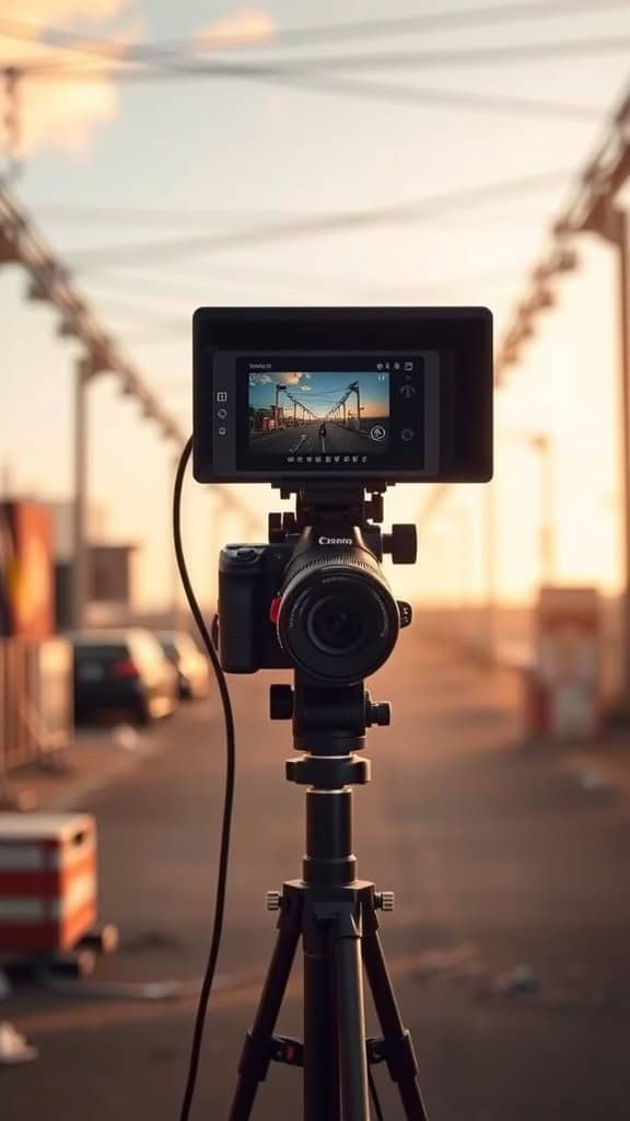 High-quality CCTV camera setup for home security with spotlight and flashlight features.