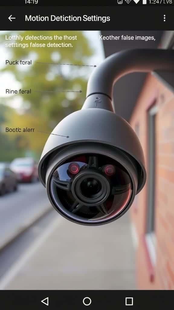 motion detection settings for reducing false alarms 1753905244